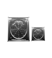 grelha ralo inox quadrado 10x10 com fecho